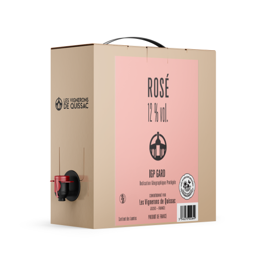 BIB Vin rosé - Cinsault